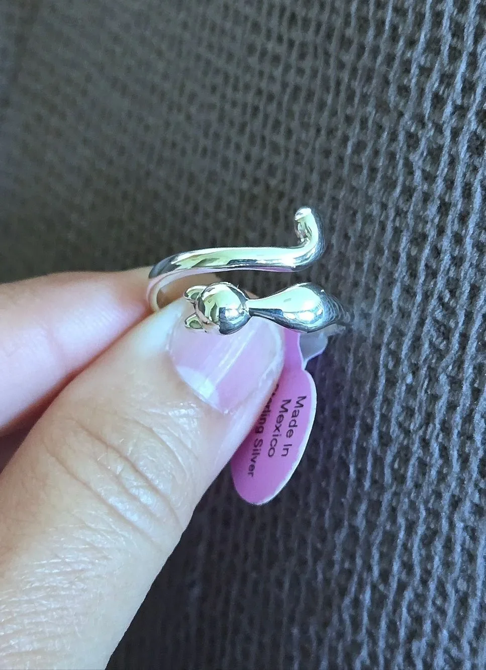 Sterling Silver🤍 Cat🐈 Bypass🔁 Ring💍 - NWT